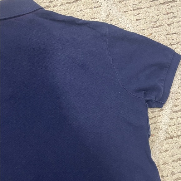 Polo by Ralph Lauren Dark Blue Polo with White and Gold Accents size medium - Picture 12 of 13